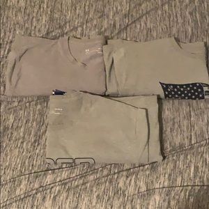 Three USA Under Armour shirts